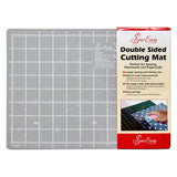 Cutting Mat 30cm x 23cm (12" x 10) by Sew Easy (Silver/Black)