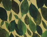 Viscose Sateen Luxurious Leaves