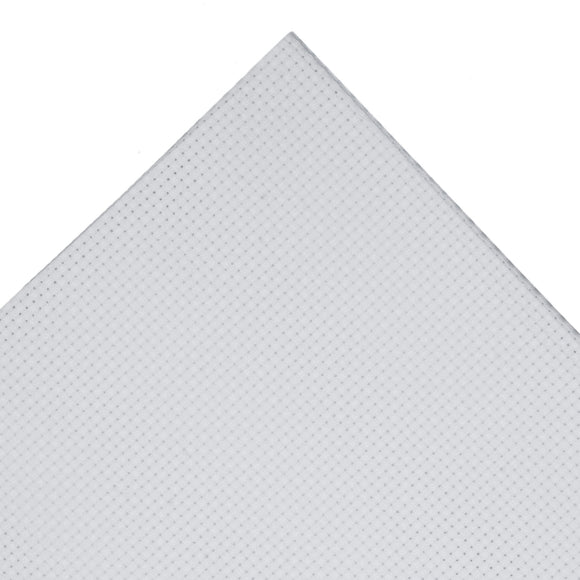 Aida Needlecraft Fabric 11 Count White 150cm wide (priced by the 10cm)