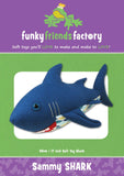 Funky Friends Sammy Shark Pattern