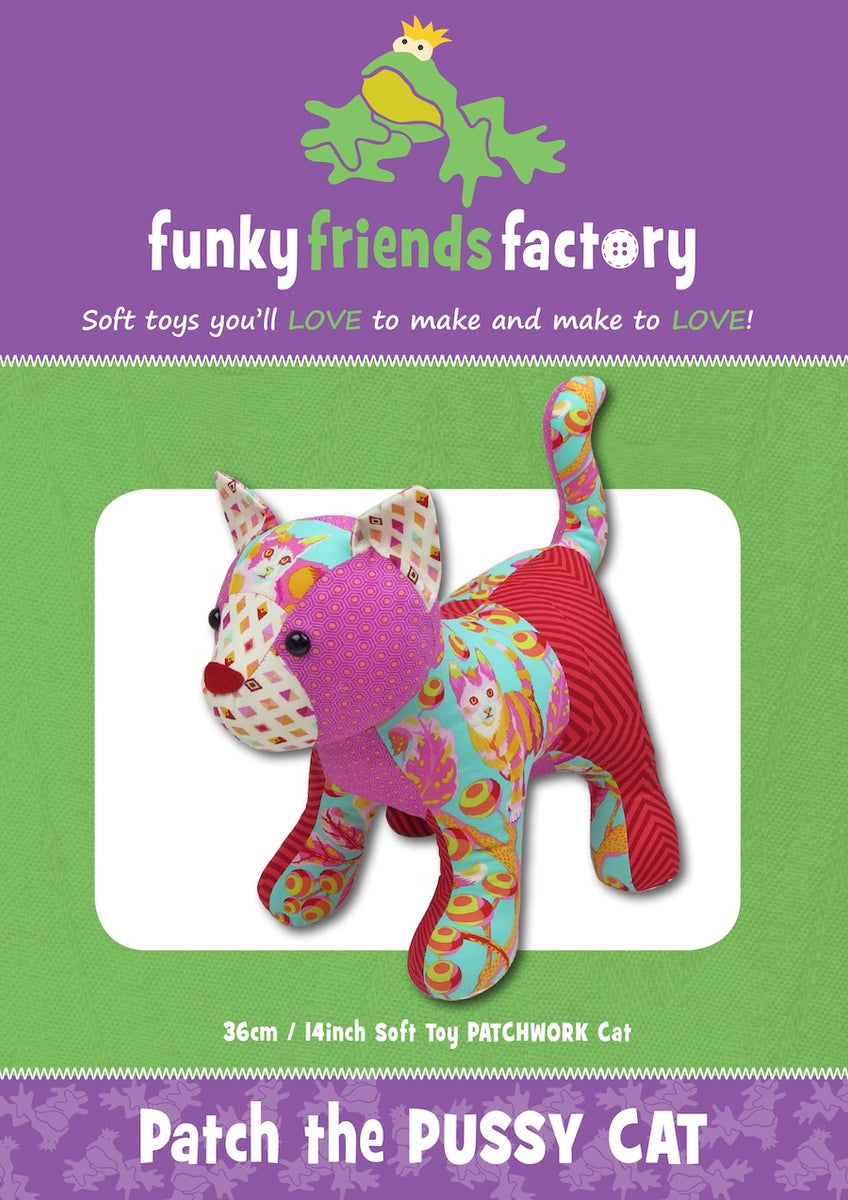 Funky Friends Patch The Pussycat Pattern – Escape & Create