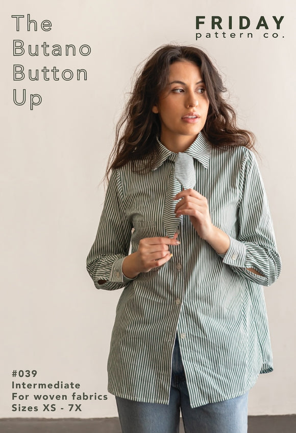 Friday Pattern Co Butano Button Up Shirt Pattern