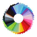 Felt Sheets 15cm x 15cm Assorted Colours (pack of 42)