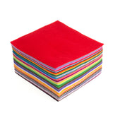 Felt Sheets 15cm x 15cm Assorted Colours (pack of 42)
