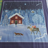 Panel (Christmas) Forest Friends Cushions by Lewis & Irene (25)