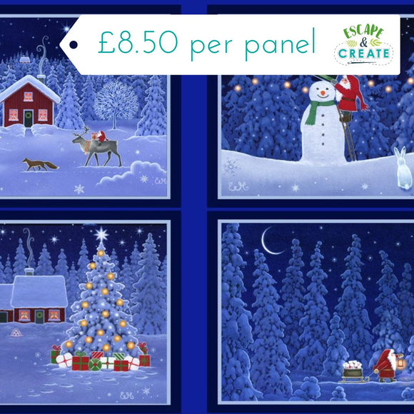 Panel (Christmas) Forest Friends Placemats by Lewis & Irene (24)