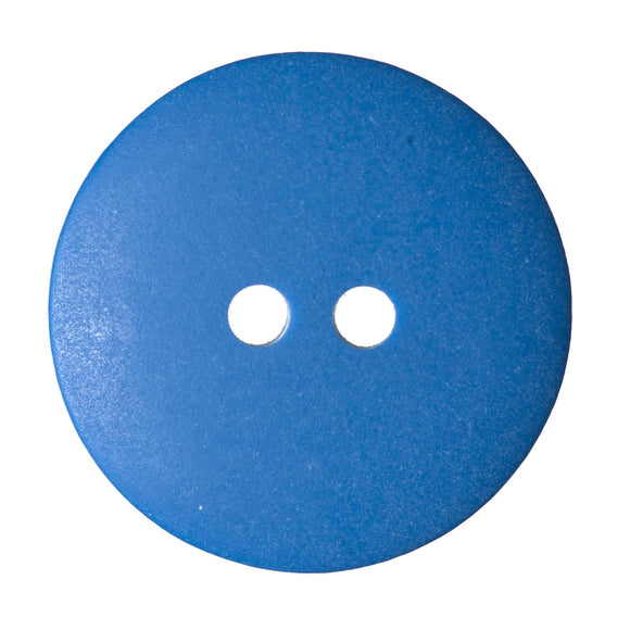 Button 20mm Round, Matt Smartie in Airforce Blue