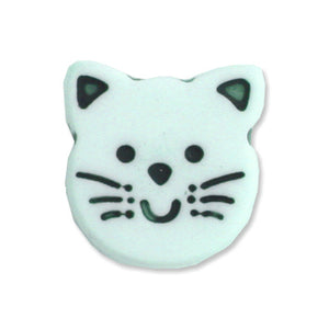 Button 14mm Cat in Blue