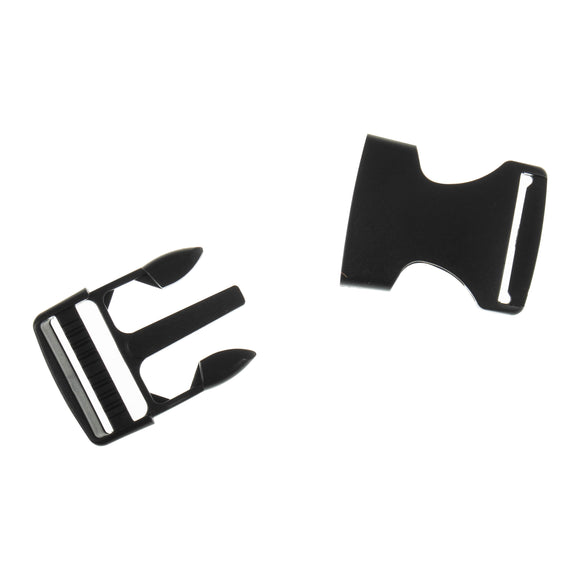 Buckle (Strap) 25mm in Black Plastic
