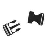 Buckle (Strap) 25mm in Black Plastic