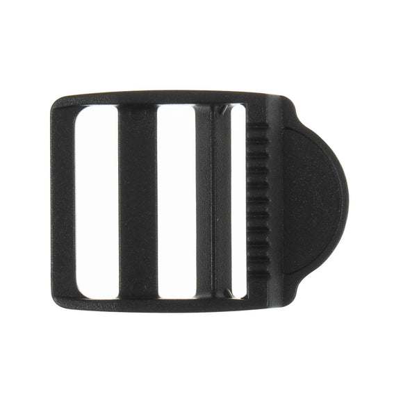 Buckle (Strap Adjuster) 25mm in Black Plastic