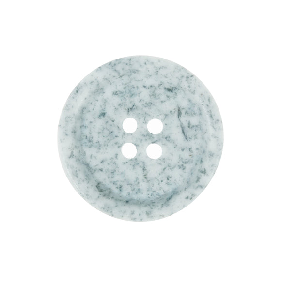 Button 18mm Round 4 Hole Recycled Leather Light Grey