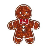 Buttons for Christmas Wooden (Pack of 6)