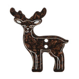 Buttons for Christmas Wooden (Pack of 6)