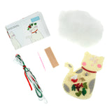 Felt Sewing Kit - Cat - Christmas Tree Decoration