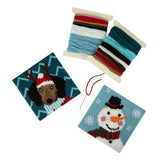 Cross Stitch Kit - Dog & Snowman (Counted)