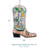Felt Sewing Kit - Sequin Cowboy Boot - Christmas Tree Decoration