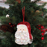 Felt Sewing Kit - Sparkly Santa - Christmas Tree Decoration