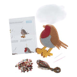 Felt Sewing Kit - Sparkly Robin - Christmas Tree Decoration