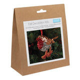 Felt Sewing Kit - Sparkly Robin - Christmas Tree Decoration