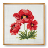 Cross Stitch Kit - Poppies