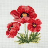 Cross Stitch Kit - Poppies