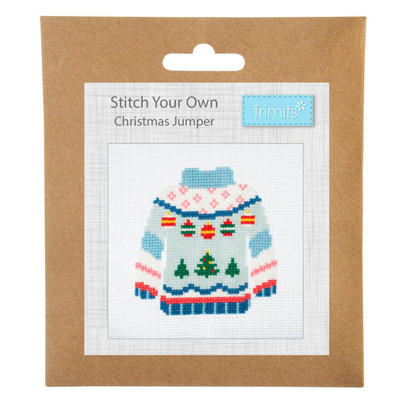 Cross Stitch Kit - Christmas Jumper