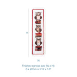 Cross Stitch Kit - Bookmark - Owls