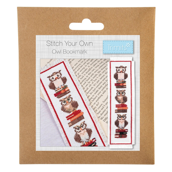 Cross Stitch Kit - Bookmark - Owls
