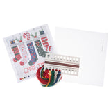 Cross Stitch Kit - Mini - Christmas Stockings