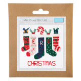 Cross Stitch Kit - Mini - Christmas Stockings