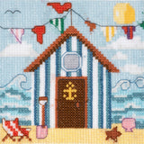Cross Stitch Kit - Mini - Beach Hut