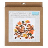 Cross Stitch Kit (Counted) - Squirrels