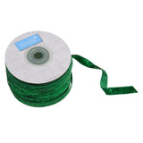 Ribbon Velvet 10mm Glitter Green