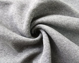 Sweatshirting Fleece Backed in Plain Grey