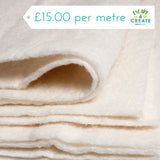 Wadding 80/20 96"/244cm wide (Heirloom Premium Cotton by Hobbs)