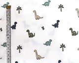 Jersey Dinosaurs on Cream (Cotton)