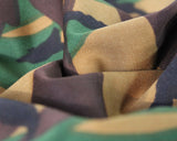 Drill (Polycotton) in Camouflage Greens/Browns