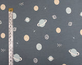 Jersey Planets on Blue (Cotton)