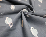 Jersey Planets on Blue (Cotton)