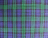 REMNANT Tartan Blackwatch (Poly/Viscose) 140cm wide x 195cm  length