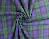 REMNANT Tartan Blackwatch (Poly/Viscose) 140cm wide x 195cm  length