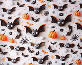 Cotton Halloween 3D Images Bats