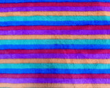 Fleece (Plush) in Rainbow Stripe