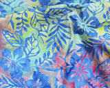 Cotton Batik Flowers Multi