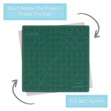Cutting Mat (Rotating) 30cm x 30cm (12" x 12") by Trimits