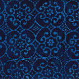 Cotton Batik Tiled Blues by John Louden