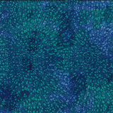 Cotton Batik Anemome Blue by John Louden