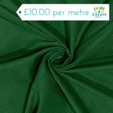 Needlecord (100% Cotton) in Plain Emerald Green