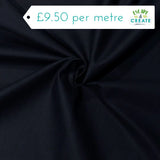 Canvas in Plain Dark Navy (100% Cotton)